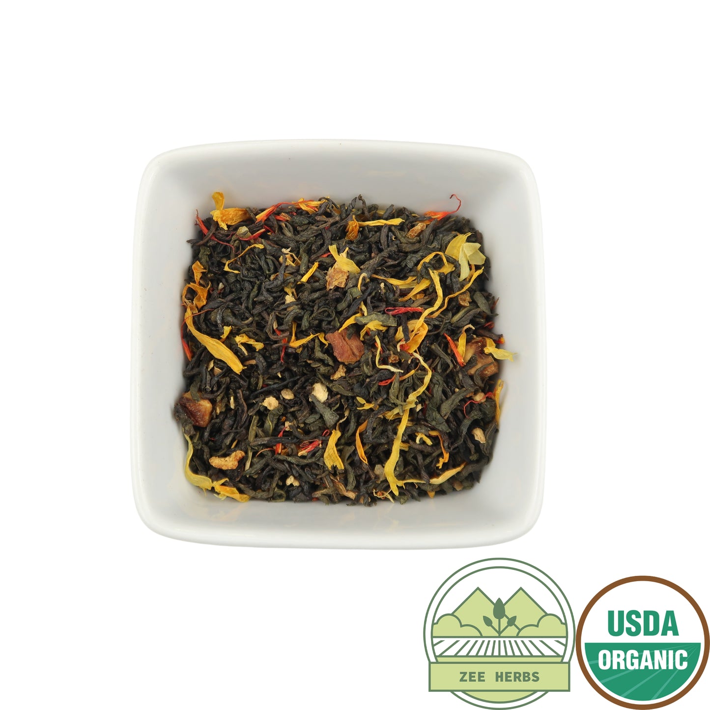 Organic Ginger Orange Peach Tea (Camellia Sinensis)