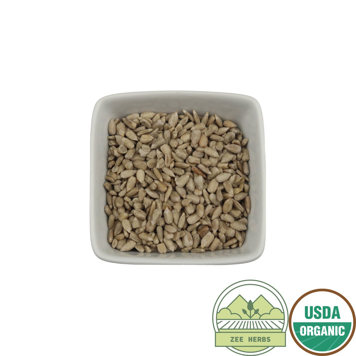 Raw Sunflower Seeds, Organic Whole - Helianthus Annuus