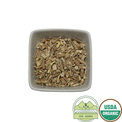 Ashwagandha Root, Organic Cut & Sifted - Withania Somnifera