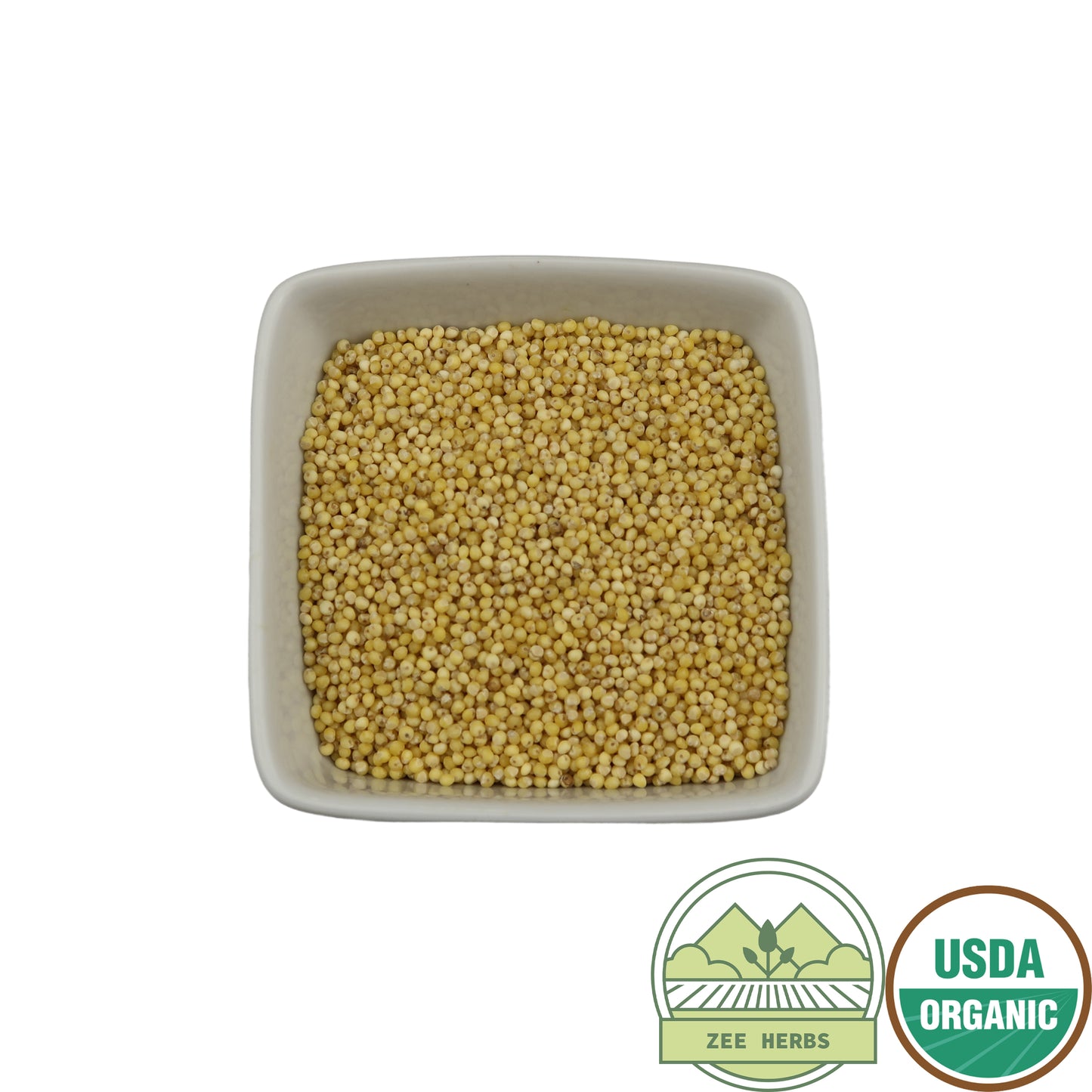 Millet Seeds, Organic Whole - Panicum Miliaceum