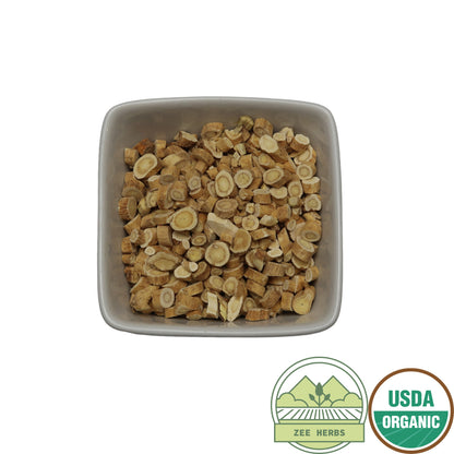 Astragalus Root, Organic Cut & Sifted - Astragalus Membranaceus