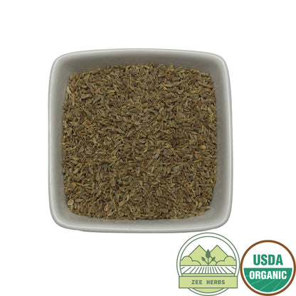 Anise Seed, Organic Whole - Pimpinella Anisum