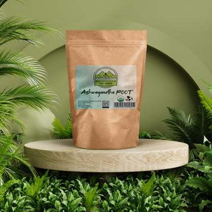 Ashwagandha Root, Organic Powder - Withania Somnifera