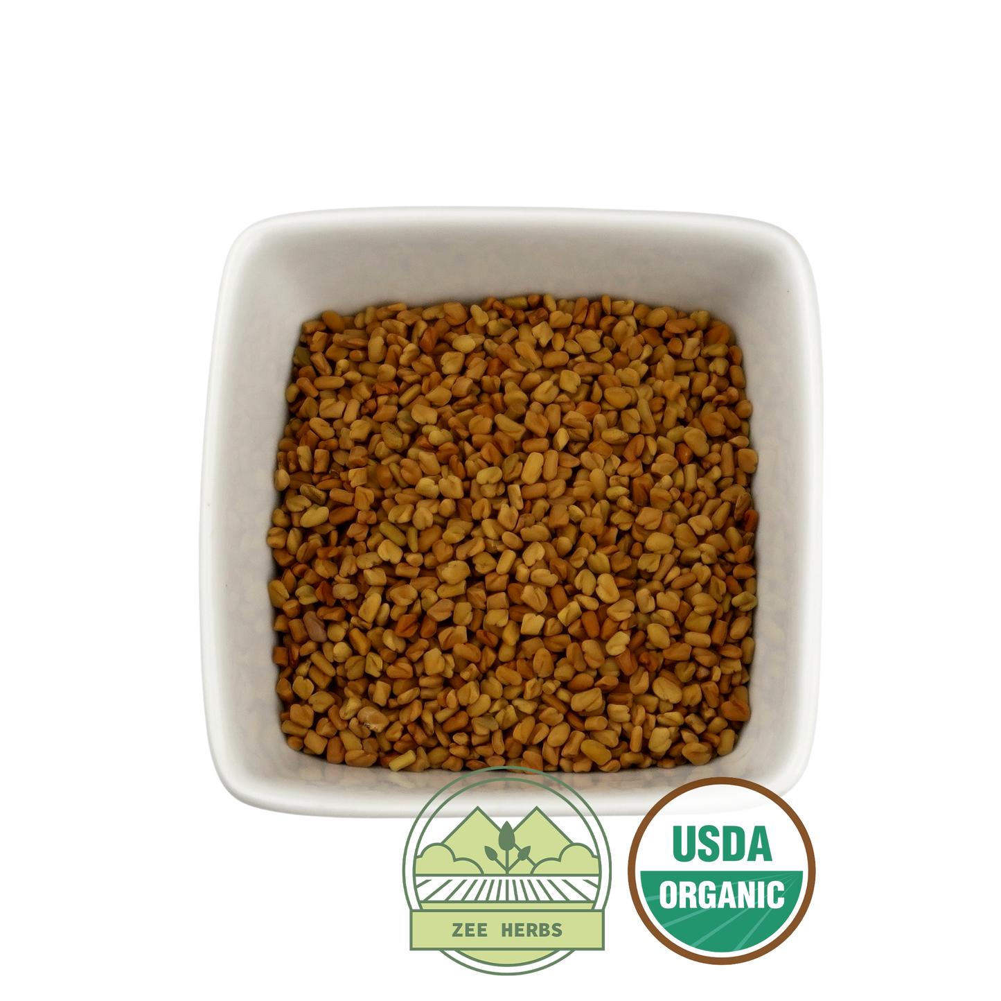 Organic Fenugreek Seed, Whole (Trigonella foenum graecum)