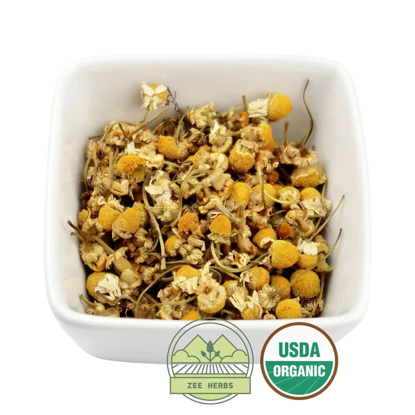 Chamomile, Organic Whole - Matricaria recutita