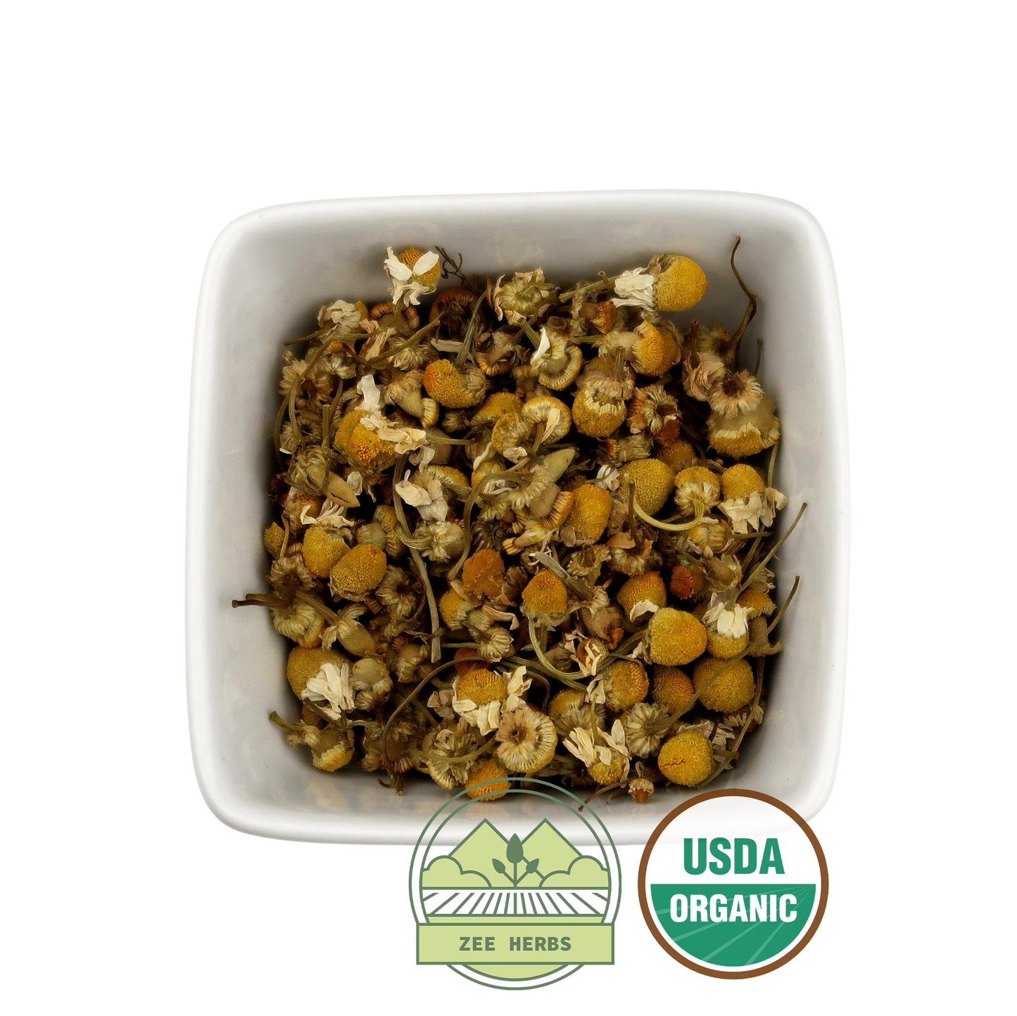 Chamomile, Organic Whole - Matricaria recutita