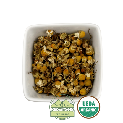 Chamomile, Organic Whole - Matricaria recutita