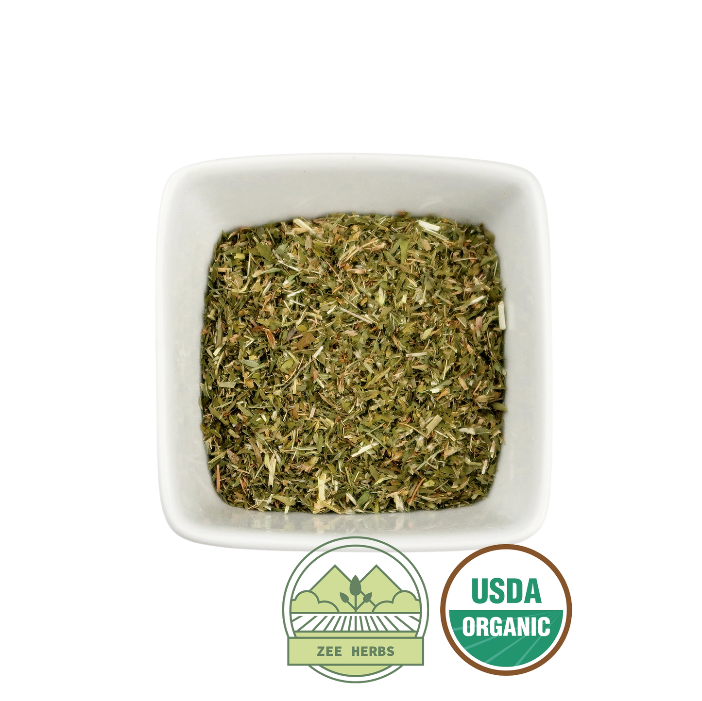 Organic Alfalfa Leaf, Cut & Sifted (Medicago Sativa)