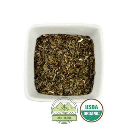 Spearmint Leaf, Organic Cut & Sifted - Mentha spicata